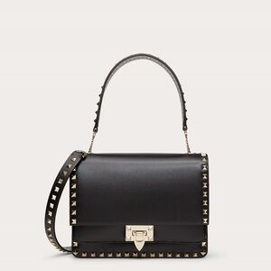 Valentino Rockstud Calfskin Crossbody Bag